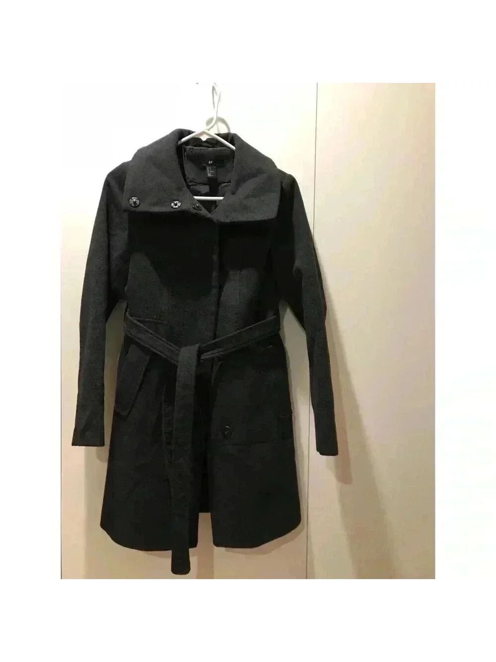 Dark Grey Coat H&M